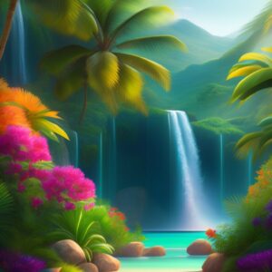 Unvilivable Tropical Landscape