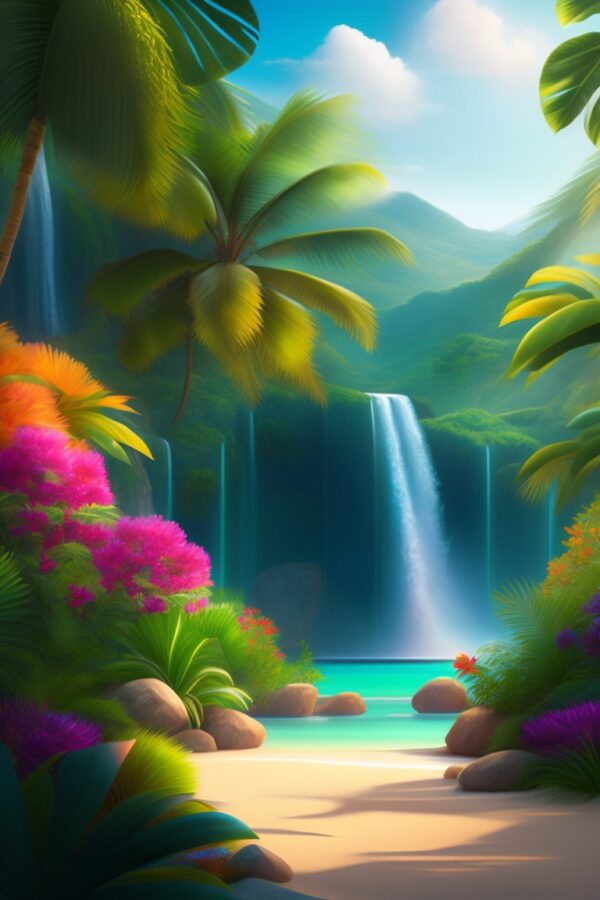 Unvilivable Tropical Landscape